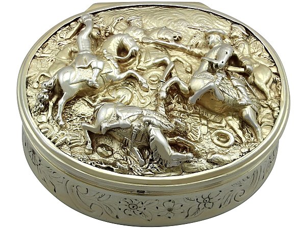 equestrian snuff box
