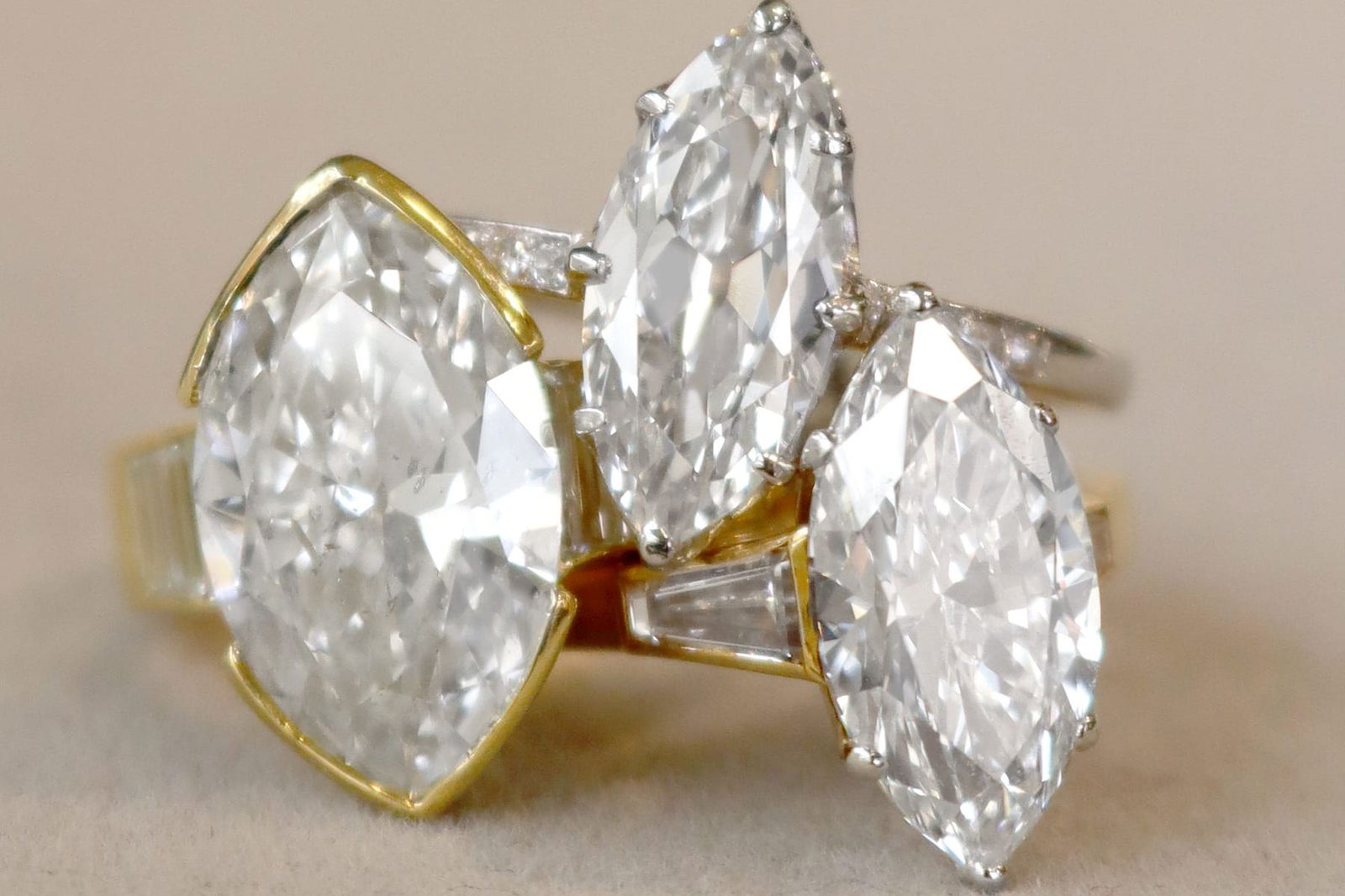 Marquise Cut Diamond Ring