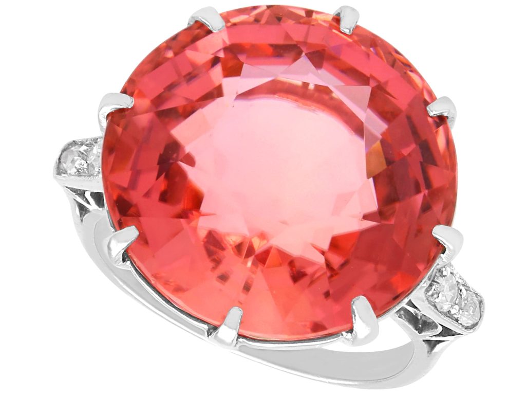 Lauren Sanchez Pink Engagement Ring